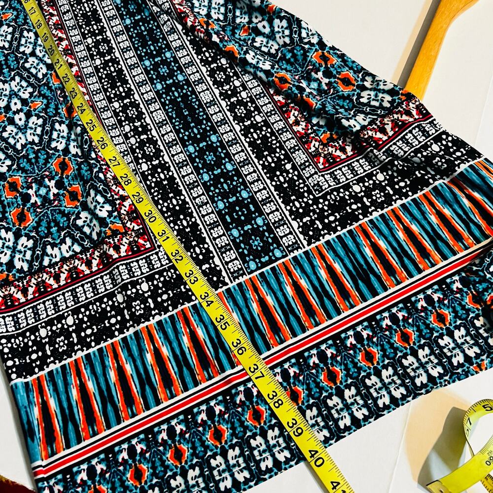 Chicos Abstract Print Split Sleeves Shift Dress Size S Small Multicolored - Picture 5 of 6